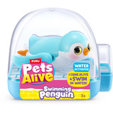 ZURU Pets Alive - Swimming Penguin, Muñecos Pets Alive 9573, Animales de juguete para el baño, Niño/niña, 3 año(s), Colores surtidos