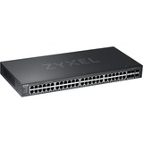 Zyxel GS2220-50-EU0101F switch Gestionado L2 Gigabit Ethernet (10/100/1000) Negro, Interruptor/Conmutador Gestionado, L2, Gigabit Ethernet (10/100/1000), Montaje en rack