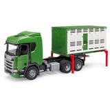 bruder Scania Super 560R Camión de transporte de animales, Automóvil de construcción 