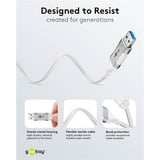 goobay Cable adaptador Ethernet USB-A 3.2 Gen1 > RJ-45, Slim blanco