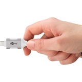 goobay Cable adaptador Ethernet USB-C 3.2 Gen2 > RJ-45, Slim blanco