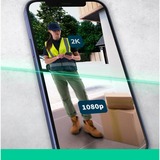 Arlo Essential 2 timbre de video FHD, Timbre de la puerta blanco/Negro