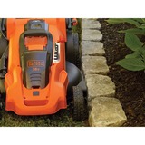 BLACK+DECKER Cortacésped a batería CLMA4825L2, 36 voltios naranja/Negro