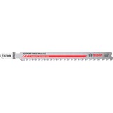 Bosch Expert 2608900560 Hoja de sierra de vaivén Carburo 3 pieza(s) Hoja de sierra de vaivén, Aluminio, Plástico, Acero inoxidable, Madera con clavos, Carburo, Acero inoxidable, 5 - 7, 3,5 mm