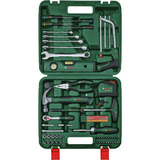 Bosch Juego de herramientas, 63 piezas, Kit de herramientas verde