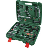 Bosch Juego de herramientas, 63 piezas, Kit de herramientas verde