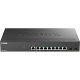 D-Link DMS-1250-10S/E switch Gestionado 2.5G Ethernet (100/1000/2500) Negro, Interruptor/Conmutador negro, Gestionado, 2.5G Ethernet (100/1000/2500), Montaje en rack
