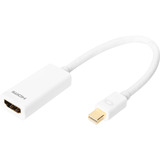 Digitus Adaptador / convertidor Mini DisplayPort a HDMI blanco