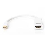 Digitus Adaptador / convertidor Mini DisplayPort a HDMI blanco