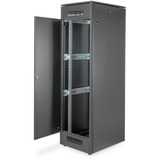 Digitus Armario de red de la serie Unique - 600 x 800 mm (an. x pr.), Armario IT negro, Rack o bastidor independiente, 42U, 800 kg, Negro