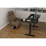 Digitus Estructura de mesa ajustable en altura eléctrica, motor dual, 3 niveles, Soporte negro