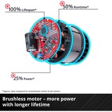 EINHELL AXXIO amoladora angular 12,5 cm 8500 RPM 1,16 kg rojo/Negro, 8500 RPM, 12,5 cm, Batería, 2,6 Ah, 1,16 kg