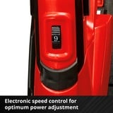 EINHELL Azada de batería Power X-Change GE-CR 18/20 Li E - Solo, 18 Voltios, Cortar rojo/Negro