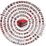 EINHELL TE-AG 18/115 Q Li Solo, Amoladora angular rojo/Negro