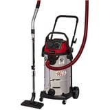 EINHELL TE-VC 2340 SACL ECO, Aspiradora en húmedo y en seco rojo borgoña/Acero fino