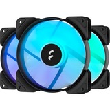 Fractal Design Aspect 12 RGB PWM Carcasa del ordenador Ventilador 12 cm Negro 3 pieza(s) negro/blanco, Ventilador, 12 cm, 2000 RPM, 33,2 dB, 56 cfm, 95,1 m³/h
