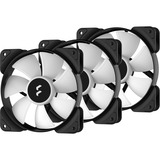Fractal Design Aspect 12 RGB PWM Carcasa del ordenador Ventilador 12 cm Negro 3 pieza(s) negro/blanco, Ventilador, 12 cm, 2000 RPM, 33,2 dB, 56 cfm, 95,1 m³/h