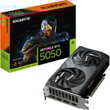 GIGABYTE GeForce RTX 5050 WINDFORCE OC 8G Tarjeta Gráfica - 8GB GDDR6, 128bit, PCI-E 5.0, 2587MHz Frecuencia del núcleo, 2 x DP, 2 x HDMI, NVIDIA DLSS 4, GV-N5050WF2OC-8GD 128bit, PCI-E 5.0, 2587MHz Frecuencia del núcleo, 2 x DP, 2 x HDMI, NVIDIA DLSS 4, GV-N5050WF2OC-8GD, GeForce RTX 5050, 8 GB, GDDR6, 128 bit, 7680 x 4320 Pixeles, PCI Express 5.0