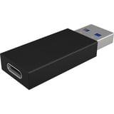 ICY BOX IB-CB015 USB Type-C 3.1 (Gen 2) USB Type-A 3.1 (Gen 2) Negro, Adaptador negro, USB Type-C 3.1 (Gen 2), USB Type-A 3.1 (Gen 2), Negro