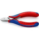 KNIPEX 77 02 115, Alicates de corte rojo/Azul