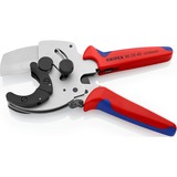 KNIPEX 90 25 40, Corta tubos rojo/Azul