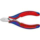 KNIPEX Cortaalambres electrónico 77 02 115, Alicates de corte rojo/Azul