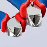 KNIPEX Cortaalambres electrónico 77 02 115, Alicates de corte rojo/Azul