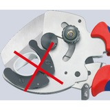 KNIPEX Cortatubos 90 25 40, Corta tubos rojo/Azul