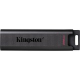 Kingston DataTraveler 256GB Max 1000R/900W USB 3.2 Gen 2, Lápiz USB negro, 256 GB, USB Tipo C, 3.2 Gen 2 (3.1 Gen 2), 1000 MB/s, Deslizar, Negro