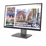 Lenovo ThinkVision P24QD-40 Monitor, Monitor LED negro, 60,5 cm (23.8"), 2560 x 1440 Pixeles, Quad HD, LCD, 6 ms, Negro