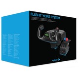 Logitech Flight Yoke System Negro USB 2.0 Simulador de Vuelo Analógico/Digital PC Simulador de Vuelo, PC, Analógico/Digital, Alámbrico, USB 2.0, Negro