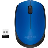 Logitech M171 Blue-K ratón Ambidextro RF inalámbrico Óptico 1000 DPI azul, Ambidextro, Óptico, RF inalámbrico, 1000 DPI, Azul