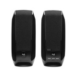 Logitech S150 Negro Alámbrico 2,4 W, Altavoces de PC negro, 2.0 canales, Alámbrico, 2,4 W, 90 - 20000 Hz, Negro