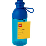 Room Copenhagen Botella de agua LEGO 0,5 litros azul/Transparente