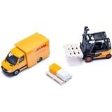SIKU 6335 vehículo de juguete, Automóvil de construcción Set de juego de logística, DHL Logistics, 3 año(s), Metal, Plástico, Multicolor