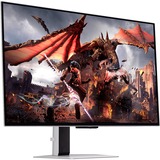Samsung G80SD pantalla para PC 81,3 cm (32") 3840 x 2160 Pixeles 4K Ultra HD OLED Plata, Monitor de gaming plateado, 81,3 cm (32"), 3840 x 2160 Pixeles, 4K Ultra HD, OLED, 0,03 ms, Plata