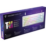 Turtle Beach TBK-3101-12-DE, Teclado para gaming blanco/Aluminio