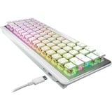 Turtle Beach Vulcan II Mini Air, Teclado para gaming blanco/Aluminio