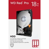 WD Ultrastar Red Pro 3.5" 18000 GB SATA, Unidad de disco duro 3.5", 18000 GB, 7200 RPM