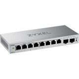 Zyxel GS1200-10V3 Switch Gigabit 10P, Interruptor/Conmutador gris