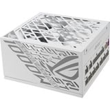 ASUS ROG -STRIX-1000P-GAMING-WHITE unidad de fuente de alimentación 1000 W 20+4 pin ATX ATX Blanco, Fuente de alimentación de PC blanco, 1000 W, 100 - 240 V, Activo, 130 W, 1000 W, 130 W
