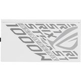 ASUS ROG -STRIX-1000P-GAMING-WHITE unidad de fuente de alimentación 1000 W 20+4 pin ATX ATX Blanco, Fuente de alimentación de PC blanco, 1000 W, 100 - 240 V, Activo, 130 W, 1000 W, 130 W