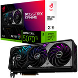 ASUS ROG -STRIX-RTX5070TI-O16G-GAMING NVIDIA GeForce RTX 5070 Ti 16 GB GDDR7, Tarjeta gráfica GeForce RTX 5070 Ti, 16 GB, GDDR7, 256 bit, 7680 x 4320 Pixeles, PCI Express 5.0