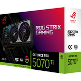 ASUS ROG -STRIX-RTX5070TI-O16G-GAMING NVIDIA GeForce RTX 5070 Ti 16 GB GDDR7, Tarjeta gráfica GeForce RTX 5070 Ti, 16 GB, GDDR7, 256 bit, 7680 x 4320 Pixeles, PCI Express 5.0