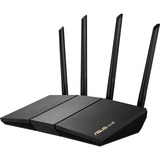 ASUS RT-AX57 router inalámbrico Gigabit Ethernet Doble banda (2,4 GHz / 5 GHz) Negro Wi-Fi 6 (802.11ax), Doble banda (2,4 GHz / 5 GHz), Ethernet, Negro, Router de sobremesa