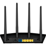 ASUS RT-AX57 router inalámbrico Gigabit Ethernet Doble banda (2,4 GHz / 5 GHz) Negro Wi-Fi 6 (802.11ax), Doble banda (2,4 GHz / 5 GHz), Ethernet, Negro, Router de sobremesa