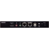 ATEN 1 switch KVM a través de IP DisplayPort 4K de un solo puerto para acceso a recurso compartido local/remoto 4096 x 2160 Pixeles, Ethernet, 4K Ultra HD, 9,76 W, Negro