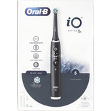 Braun Oral-B iO Serie 6s, Cepillo de dientes eléctrico negro, Adulto, Cepillo dental vibratorio, Cuidados diarios, Limpieza profunda, Cuidado de las encías, Sensible, Blanqueador, Negro, 2 min, Negro
