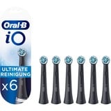 Braun iO Ultimate Clean 418184 cepillo de cabello 6 pieza(s) Negro, Cabezal de cepillo negro, 6 pieza(s), Negro, Oral-B
