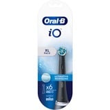 Braun iO Ultimate Clean 418184 cepillo de cabello 6 pieza(s) Negro, Cabezal de cepillo negro, 6 pieza(s), Negro, Oral-B